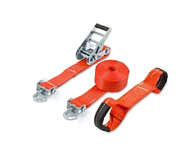Alle autosjorbanden & toebehoren Autospanband - 50mm - 5T - 3,50m+0,50m+0,38m - Draaihaken