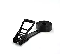 Sangles 50mm - Sur mesure Sangle d’arrimage - 5T - 50mm - en 1 pièce - tendeur à cliquet - Noir + étiquette personnalisée