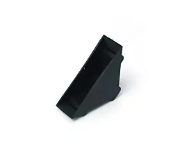 Standaard hoekbeschermers Hoekbeschermer - Driehoekig - Panelen/platen - 50 x 50 x 18/22mm - Zwart - 1000st.