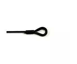 Tout - Câbles & accessoires Elingues câbles acier noirs 5mm - 1 cosse - 160kg