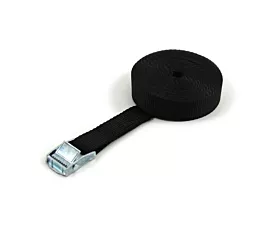 Tot 500kg - Klemgesp Spanband - 250kg - 3m - 25mm - 1-delig - Klemgesp - Zwart - 4st.