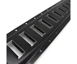 Bevestigingsrails & Toebehoren Horizontale bevestigingsrail / E-trackrail - 1,5m - Staal - Zwart