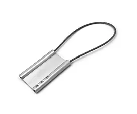 Toebehoren voor rondstroppen Aluminium ID-label - Blanco cable seal - Lange kabel (31cm)