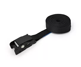 Tout - Sangles sur mesure Sangle d’arrimage - 500kg - 25mm - En 1 pièce - Boucle à came - Noir + étiquette personnalisée