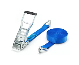 Alle spanbanden 50mm Spanband - ERGO 5T - 9m - 50mm - 2-delig met spitshaken - Blauw - STF500
