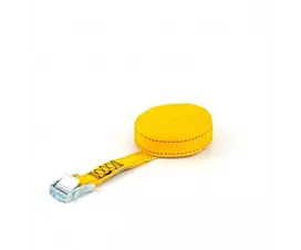 Toutes les sangles 25mm Sangle d’arrimage - 250kg - 3m - 25mm - En 1 pièce - Boucle à came - Jaune - 20pcs - Liquidation de stock